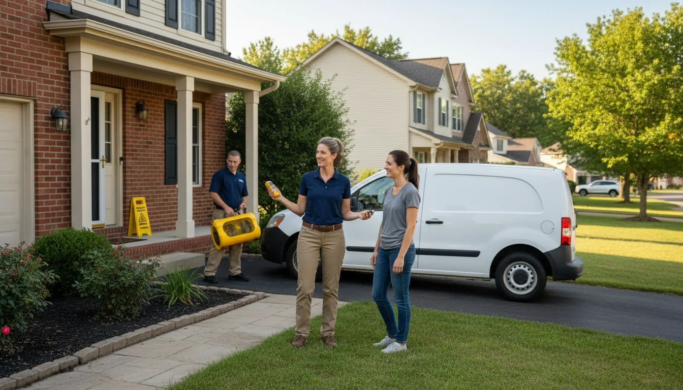Residential water damage restoration in Waverly, NE